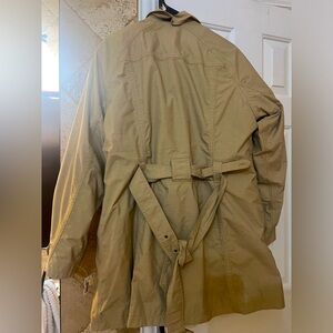 L.L. Bean khaki rain jacket